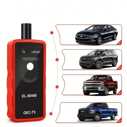 Sensor de presión de neumáticos TPMS, herramienta de reinicio y aprendizaje para diagnóstico vehicular