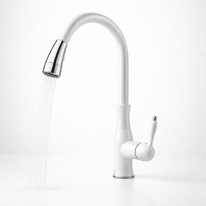 Kitchen Tap Stainless Steel Modern Pull Out Mixer Faucet