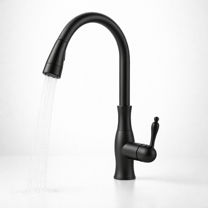 Kitchen Tap Stainless Steel Modern Pull Out Mixer Faucet