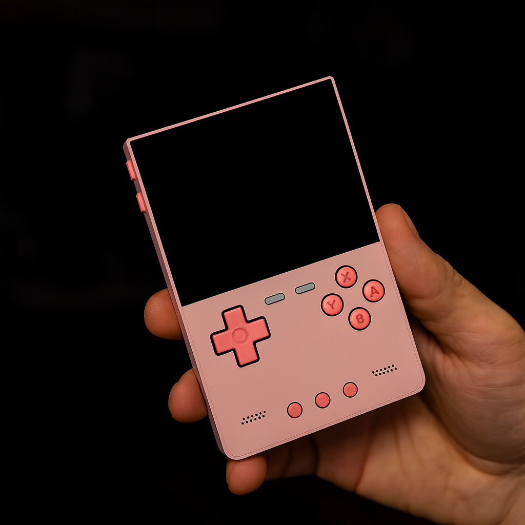 Retro Games Tragbare Metallkonsole CNC Design Handheld Spieler