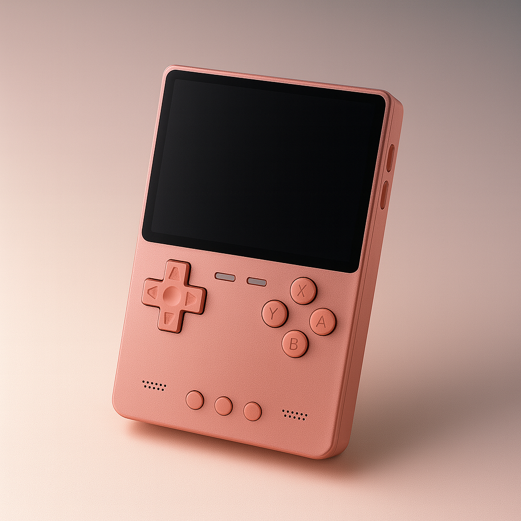 Retro Games Tragbare Metallkonsole CNC Design Handheld Spieler