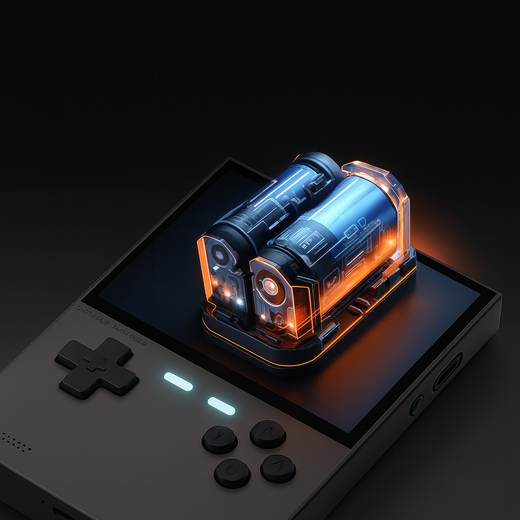 Retro Games Tragbare Metallkonsole CNC Design Handheld Spieler