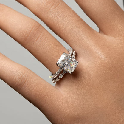 Bague empilable argent 925 pierres zirconium or rhodium