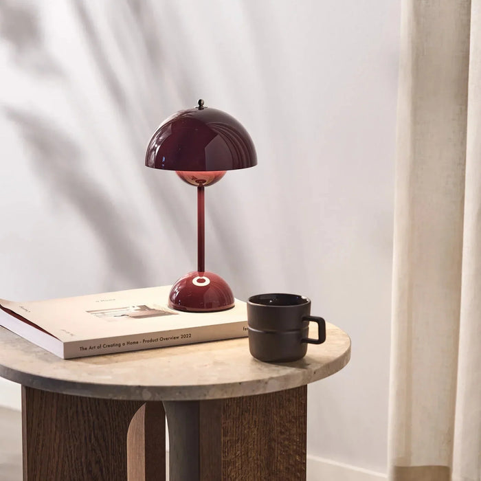 Lampe de table LED moderne sans fil design scandinave