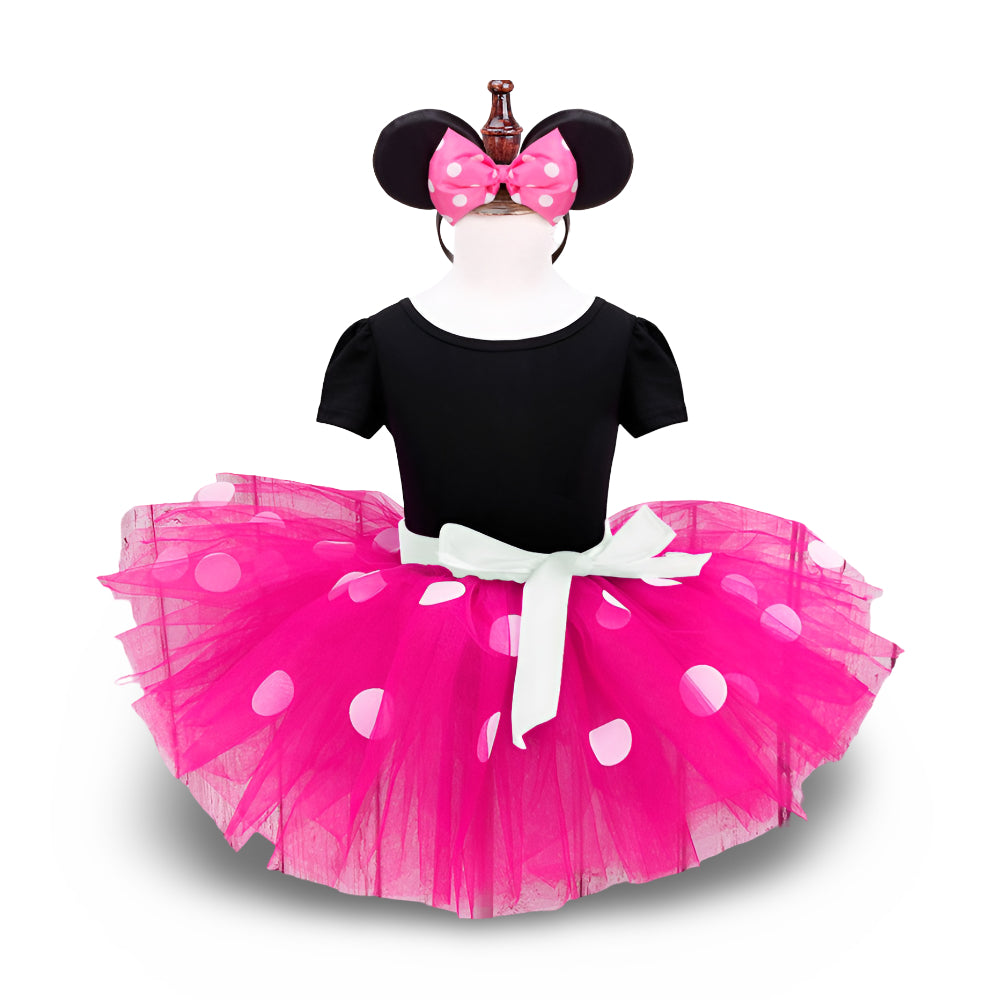 Halloween Costumes for Girls Polka Dot Tulle Dress Party