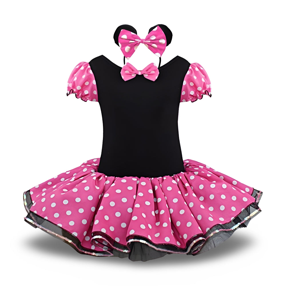 Halloween Costumes for Girls Polka Dot Tulle Dress Party