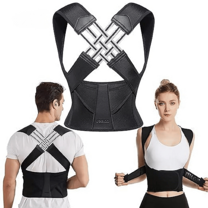 Corrector de postura para la espalda, faja lumbar, entrenador de postura