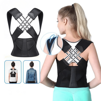 Corrector de postura para la espalda, faja lumbar, entrenador de postura