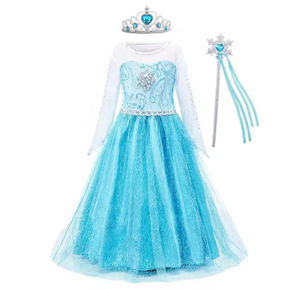 Halloween Kostüme Prinzessinnenkleid Mädchen Puffärmel Party