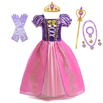 Halloween Kostüme Prinzessinnenkleid Mädchen Puffärmel Party