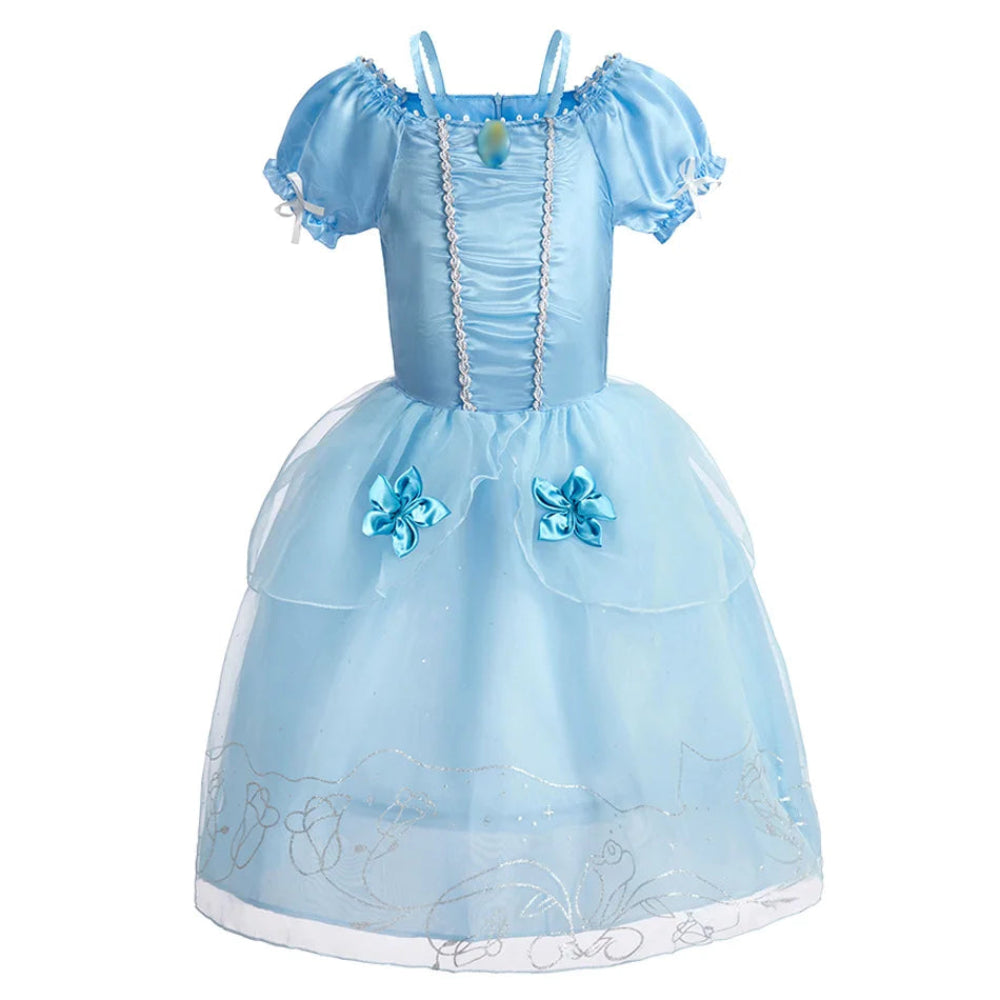 Halloween Kostüme Prinzessinnenkleid Mädchen Puffärmel Party