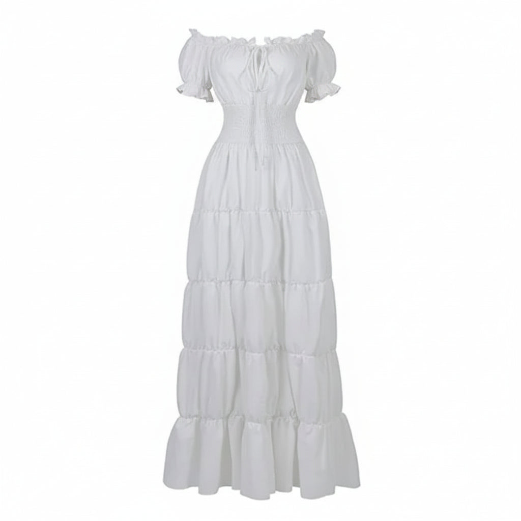 Halloween Kostumes Maxikleid Schulterfrei Boho