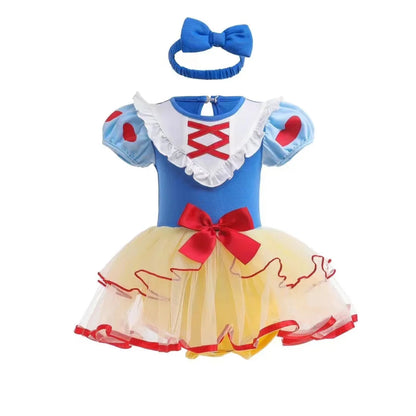 Costume di Halloween per bambini, set vestito in tulle da principessa