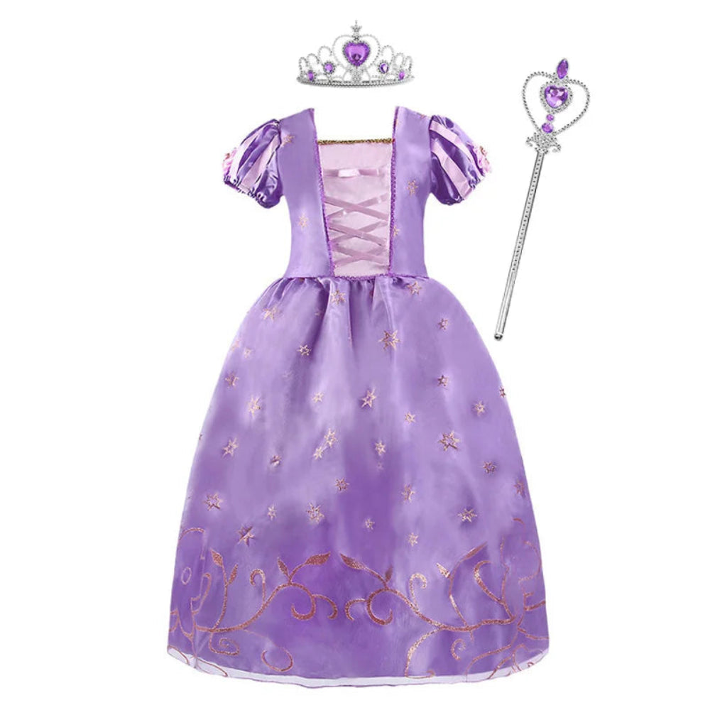 Halloween Kostüme Prinzessinnenkleid Mädchen Puffärmel Party