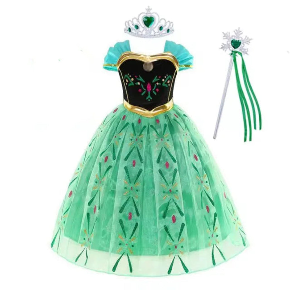 Halloween Kostüme Prinzessinnenkleid Mädchen Puffärmel Party