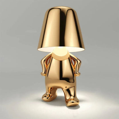 Tischlampe Gold Modern Designfigur LED Licht