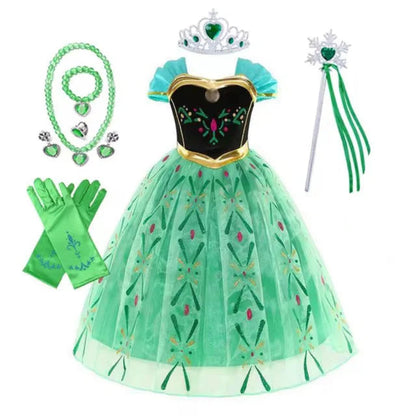 Halloween Kostüme Prinzessinnenkleid Mädchen Puffärmel Party