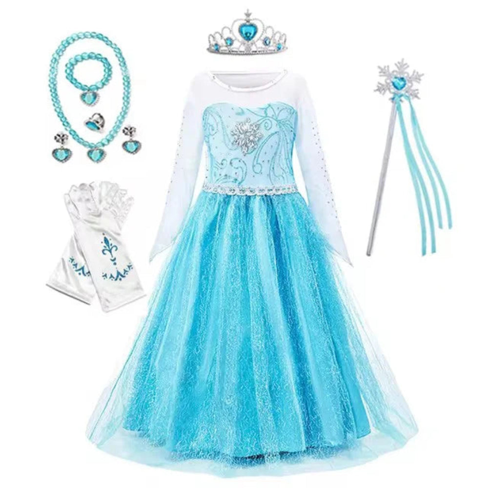Halloween Kostüme Prinzessinnenkleid Mädchen Puffärmel Party