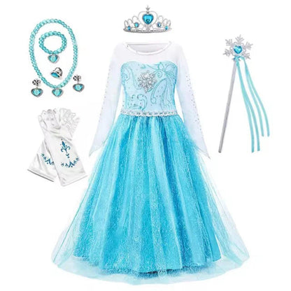 Halloween Kostüme Prinzessinnenkleid Mädchen Puffärmel Party