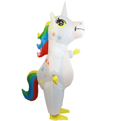 Halloween Kostüm Tier Aufblasbar Einhorn Bär Erwachsene