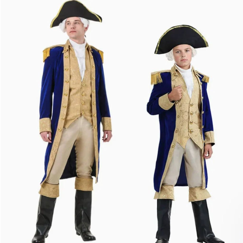 Costume d'Halloween Roi Ensemble Carnaval Historique
