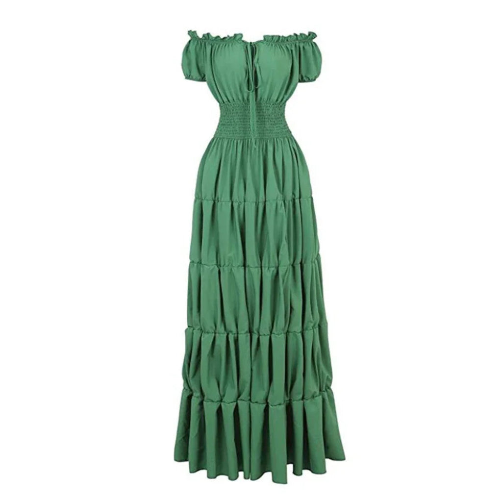 Halloween Kostumes Maxikleid Schulterfrei Boho