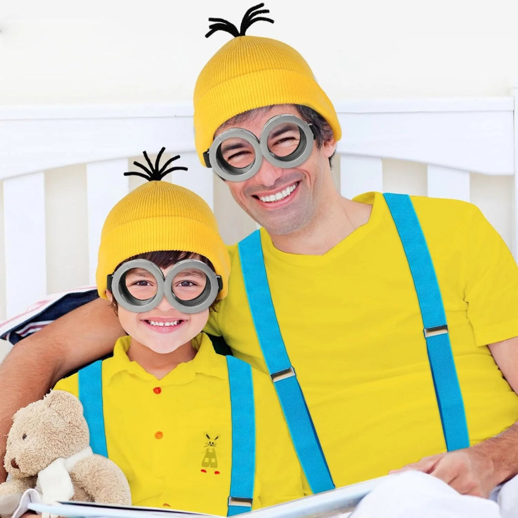 Costumes d'Halloween Ensemble de déguisement Chapeau Lunettes Adultes