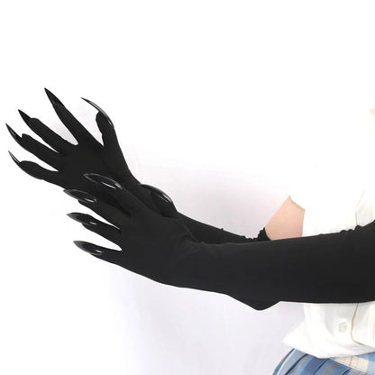 Halloween Accessoires Damen Lange Kostümhandschuhe Elegant