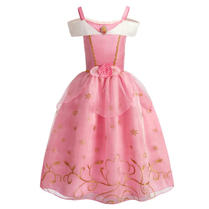 Halloween Kostüme Prinzessinnenkleid Mädchen Puffärmel Party
