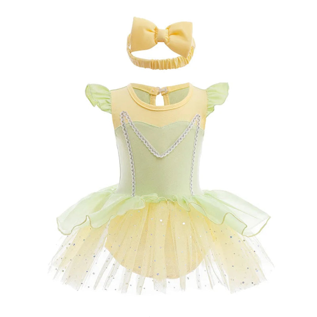 Costume di Halloween per bambini, set vestito in tulle da principessa