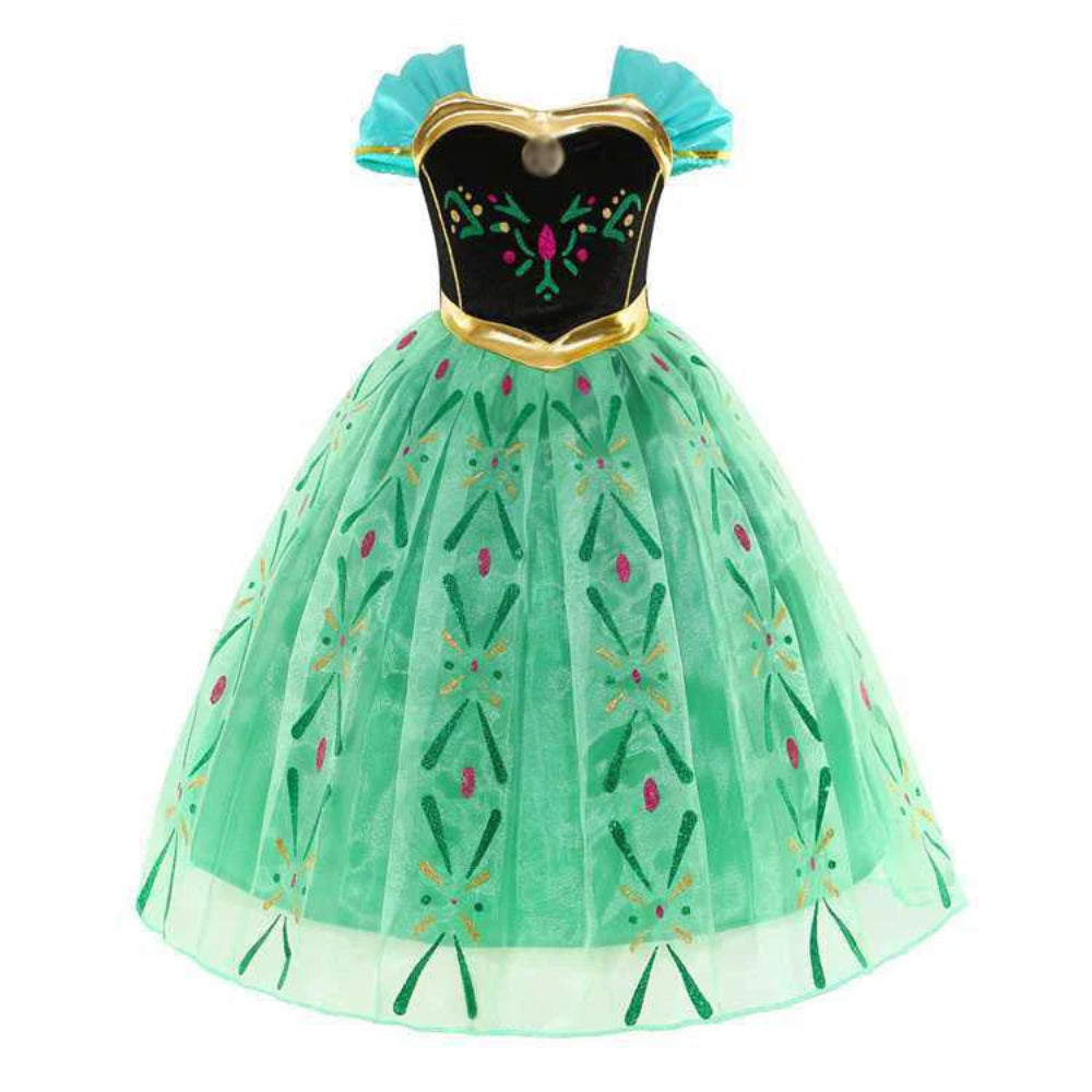 Halloween Kostüme Prinzessinnenkleid Mädchen Puffärmel Party