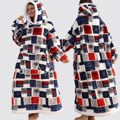 Fleece Oversized Hoodie Gezellige Stijlvolle Slaapzak Hoodie - Image 24