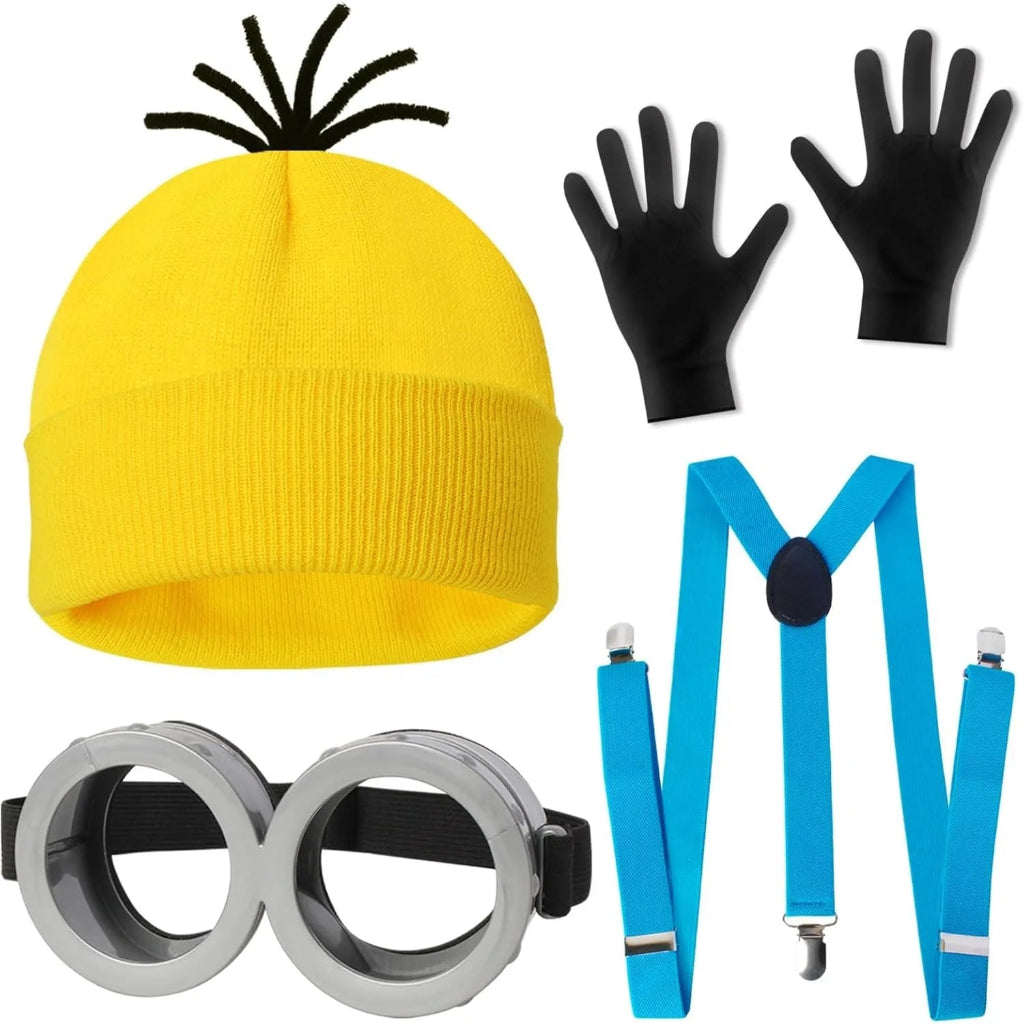 Costumes d'Halloween Ensemble de déguisement Chapeau Lunettes Adultes