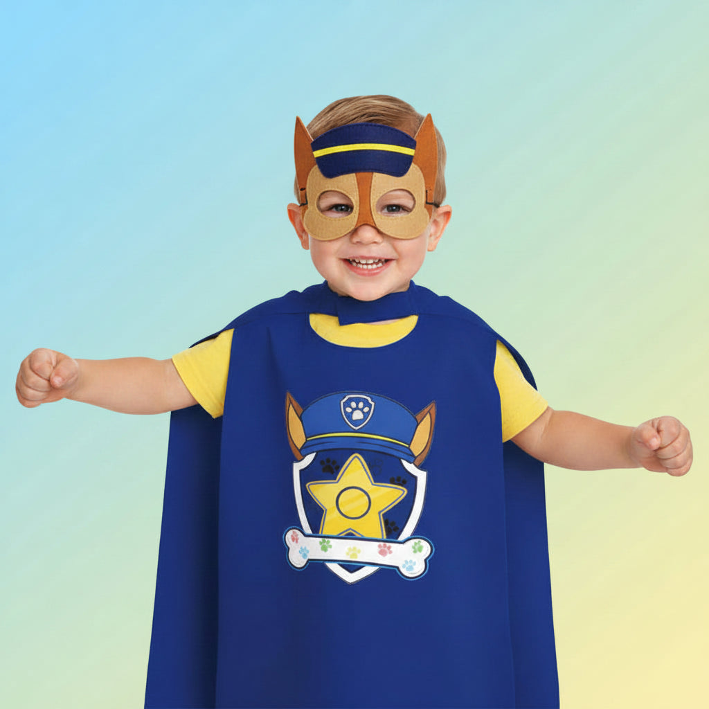 Costumes d'Halloween pour enfants Super-héros Cape et masques