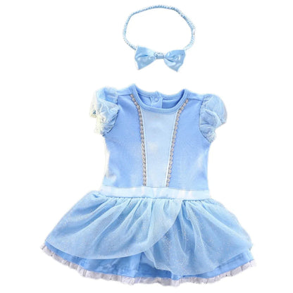 Costume di Halloween per bambini, set vestito in tulle da principessa