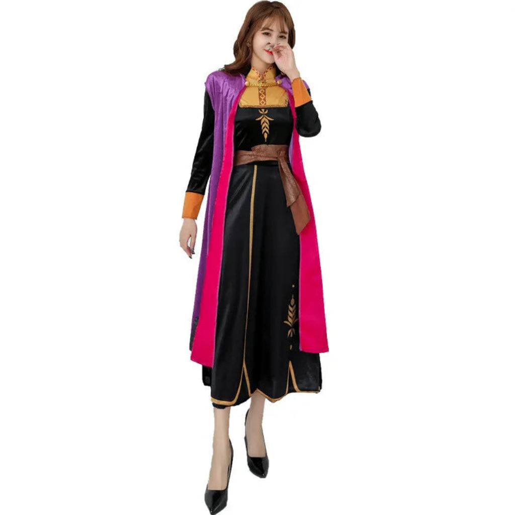 Déguisement Halloween Robe de Princesse Cape Cosplay Femme