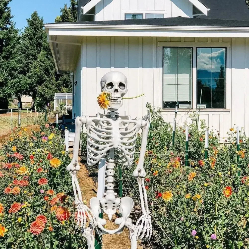 Decorazione di Halloween Scheletro Figurina Mobile per Giardino e Festa