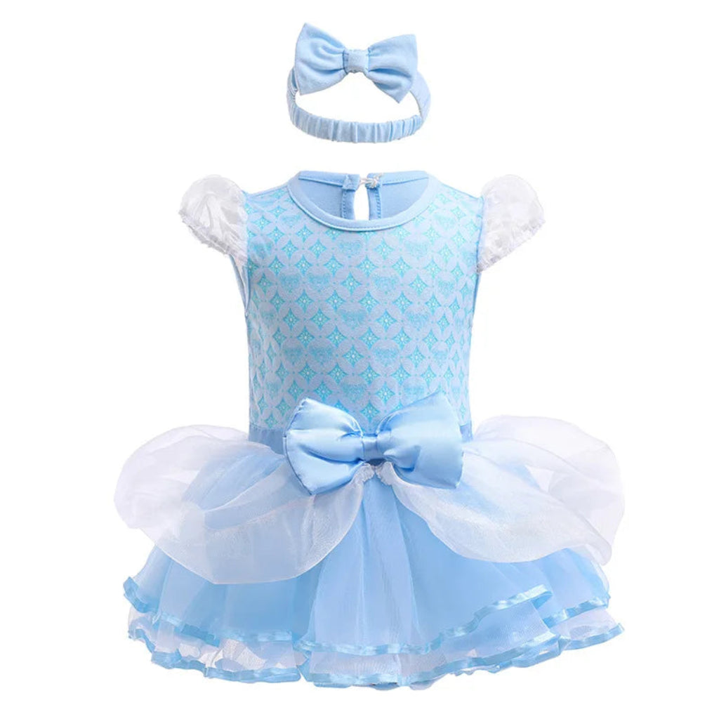 Costume di Halloween per bambini, set vestito in tulle da principessa