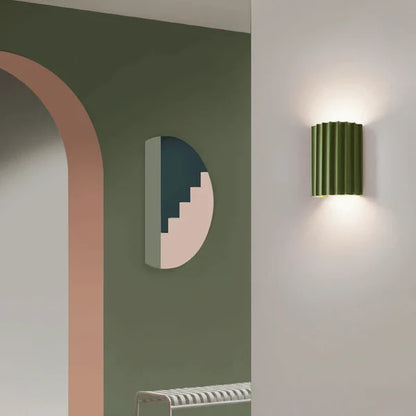 Wandleuchte modern Harzdesign warmes LED Licht