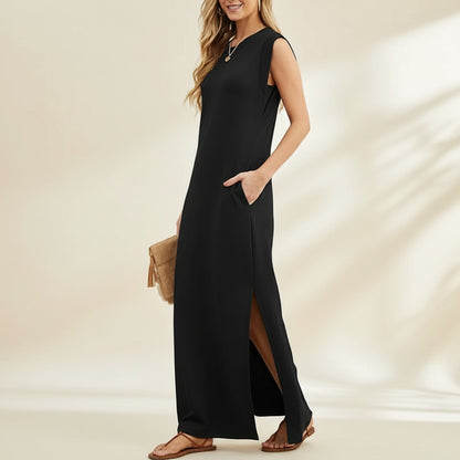 Vestido Mujer Largo Maxi Casual Holgado Verano Diario