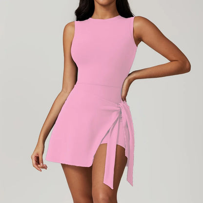 Vestito Donna Lungo Bodycon Aderente Elegante Sera