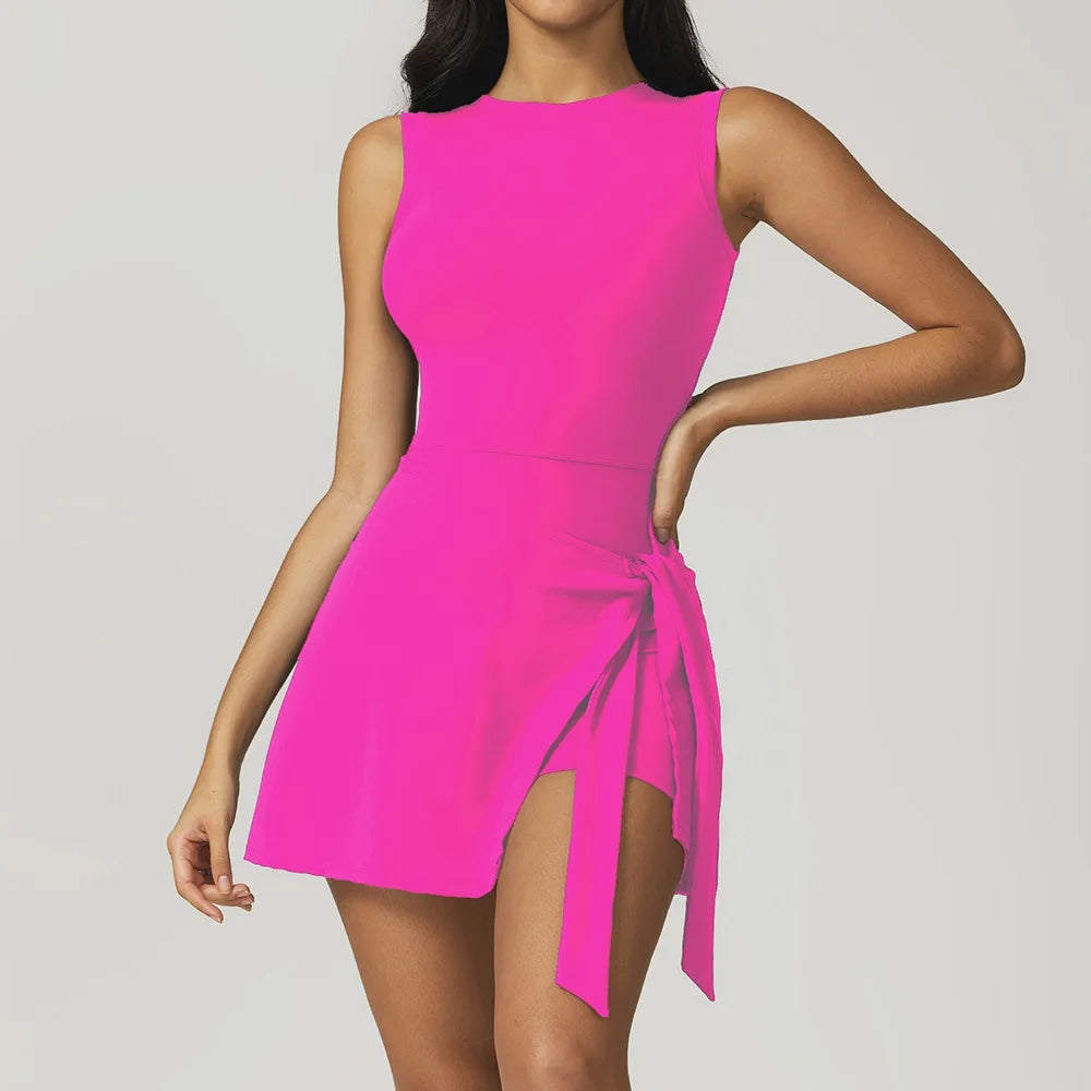 Vestito Donna Lungo Bodycon Aderente Elegante Sera