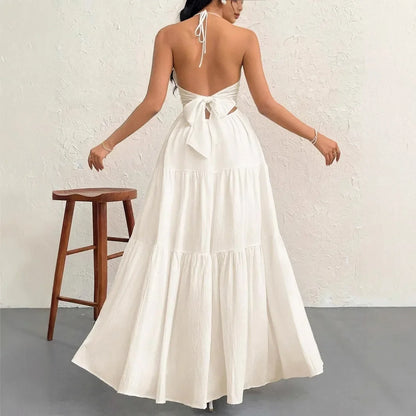 Womens Summer Dress Deep V-Neck Summer