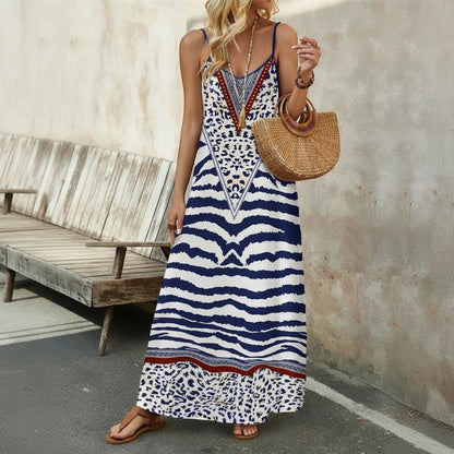 Vestido Verano Mujer Midi Floral Casual Ligero Diario