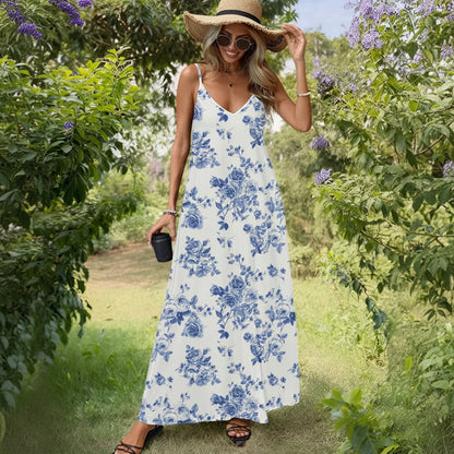 Vestido Verano Mujer Midi Floral Casual Ligero Diario