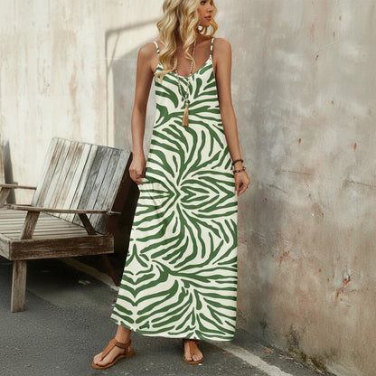 Vestido Verano Mujer Midi Floral Casual Ligero Diario