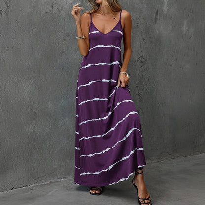Vestido Verano Mujer Midi Floral Casual Ligero Diario