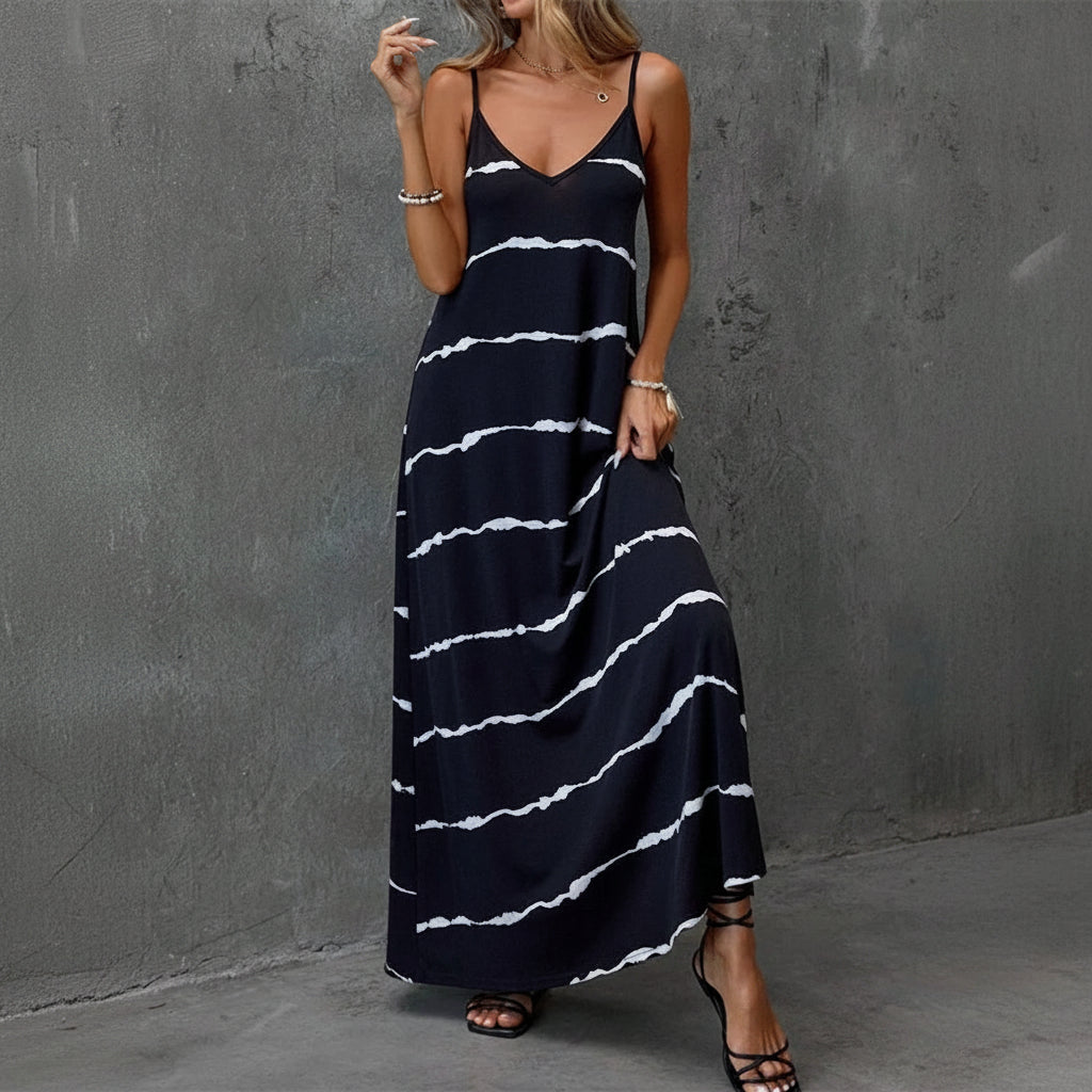 Vestido Verano Mujer Midi Floral Casual Ligero Diario