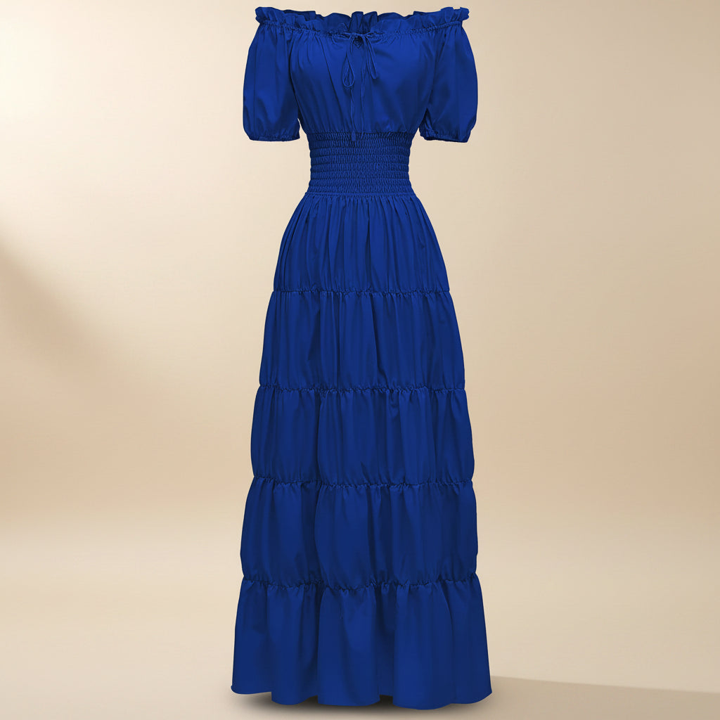 Vestito Donna Lungo Stile Medievale Rinascimento Elegante