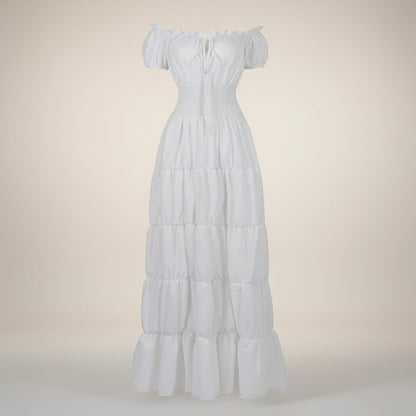 Vestito Donna Lungo Stile Medievale Rinascimento Elegante